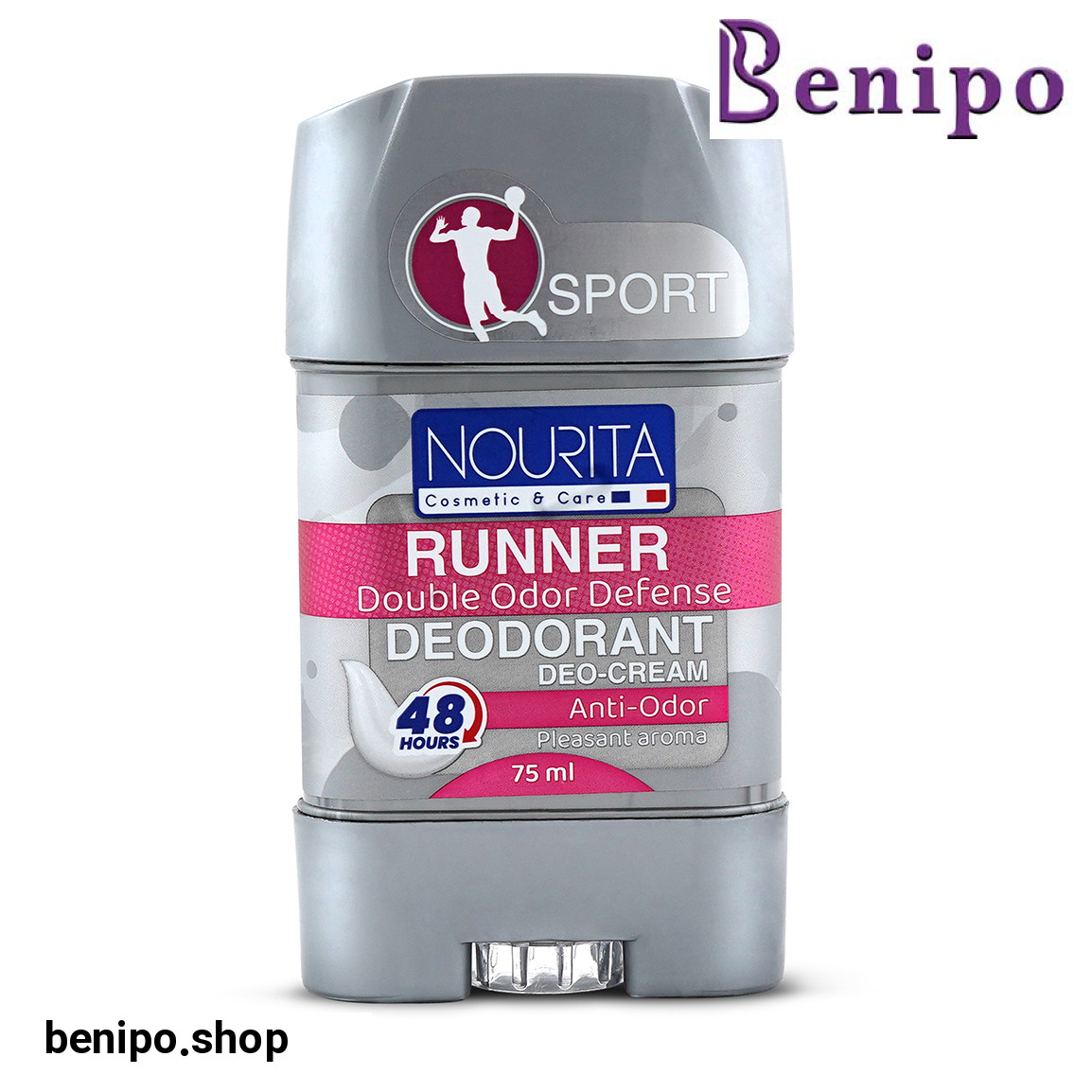 استیک کرمی خوشبو کننده بدن اسپرت مدل Runner حجم 75 میلی لیتر