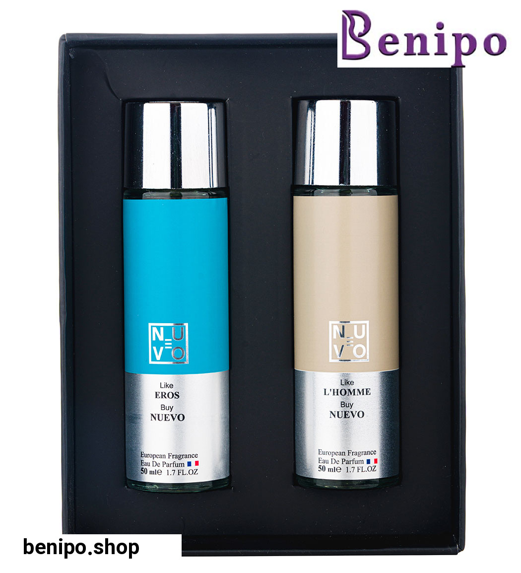 پک ادوپرفیوم مردانه Eros حجم 50میل به همراه ادوپرفیوم مردانه Lhomme حجم 50میل