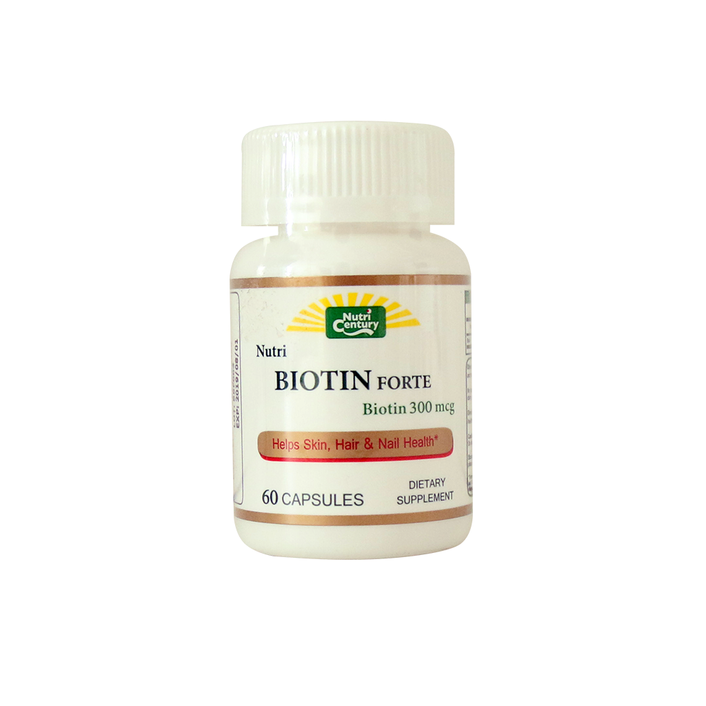 کپسول بیوتین مدل Nutri Biotin Forte بسته 60 عددی