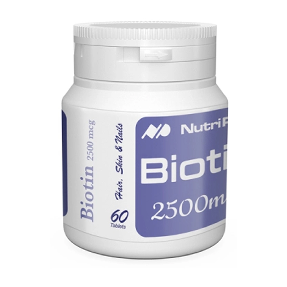 قرص بیوتین 2500 میکروگرم بسته 60 عددی