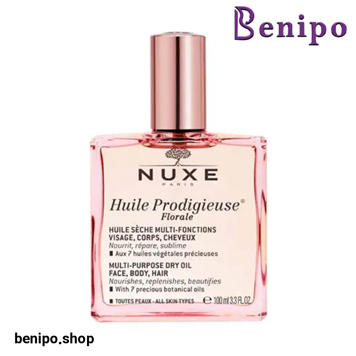 روغن مو و بدن مدل Huile Prodigieuse Florale حجم 100 میلی لیتر