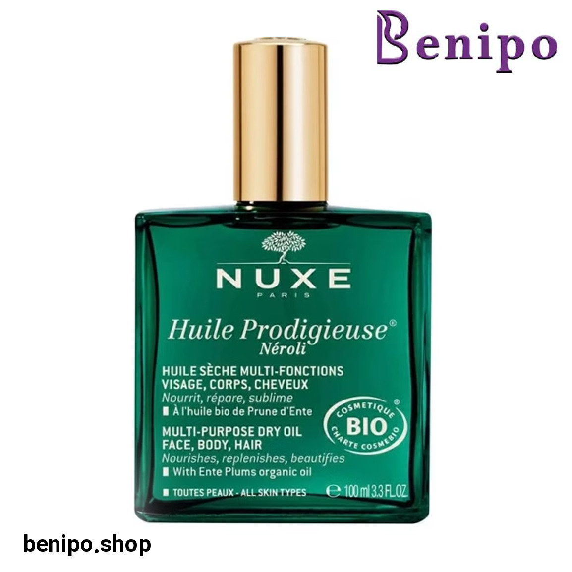 روغن مو و بدن شاین دار مدل Huile Prodigieuse Neroli حجم 100 میلی لیتر