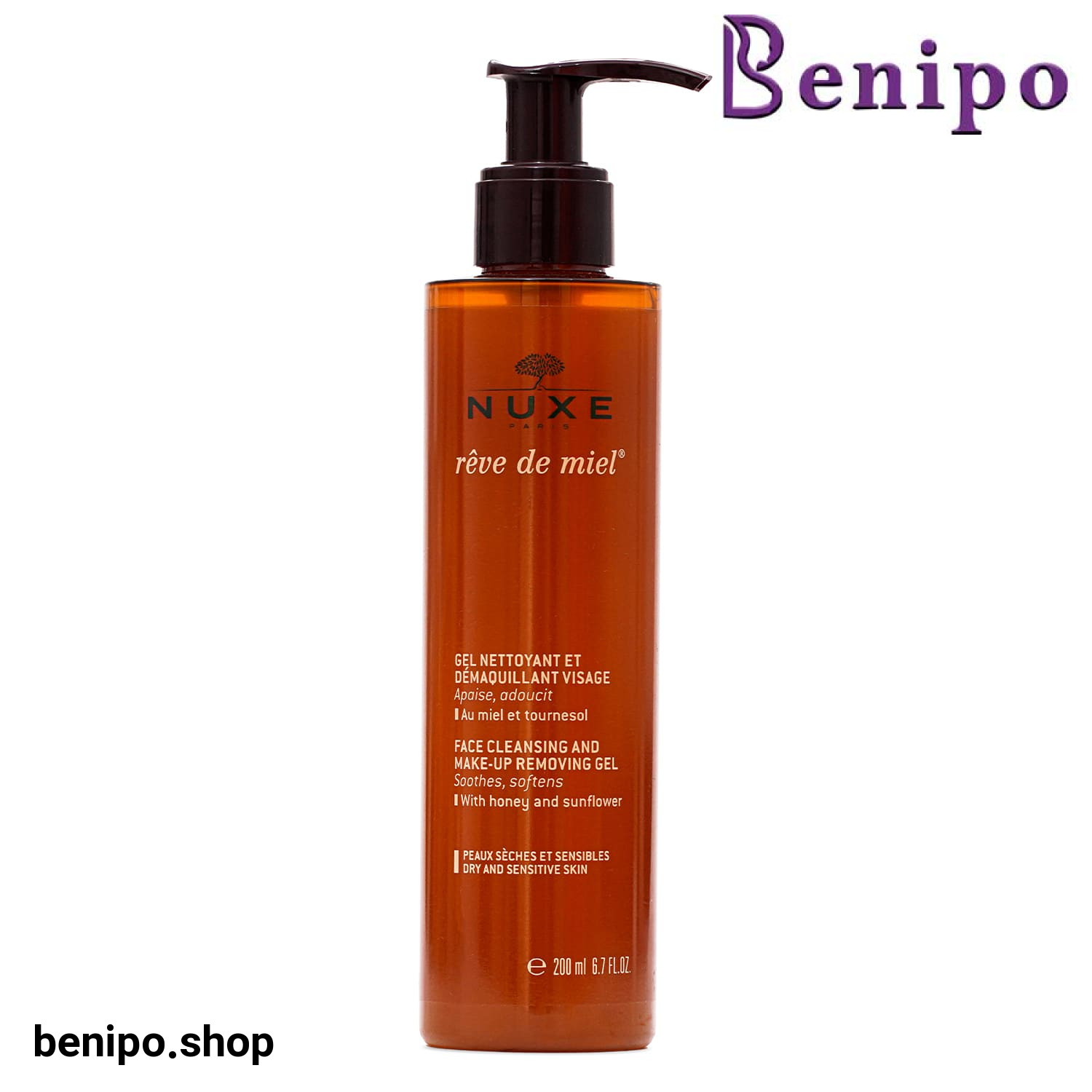 ژل پاک کننده صورت و آرایش نوکس Reve De Miel