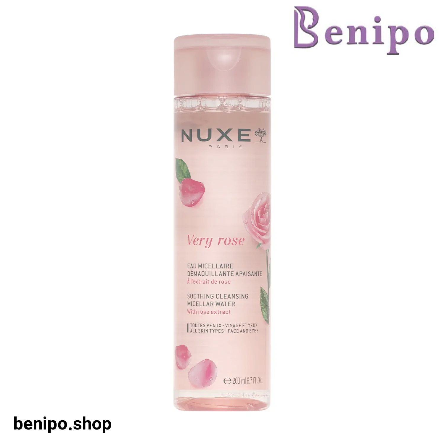 پاک کننده میسلار التیام بخش Very Rose نوکس