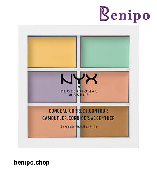 پالت 6 رنگی اصلاح کننده رنگ پوست