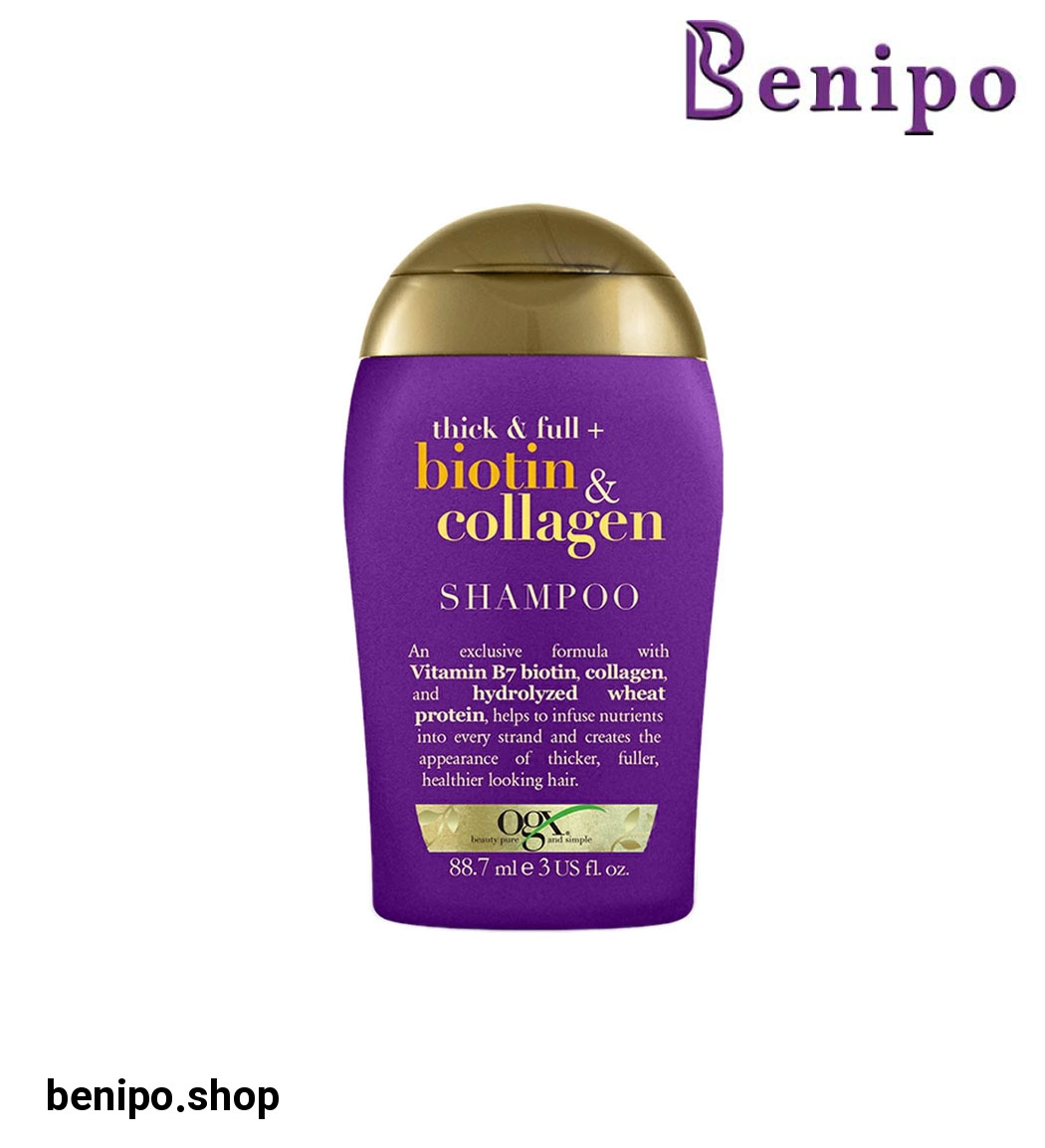 شامپو مو مدل Biotin and Collagen فاقد سولفات حجم 88 میل