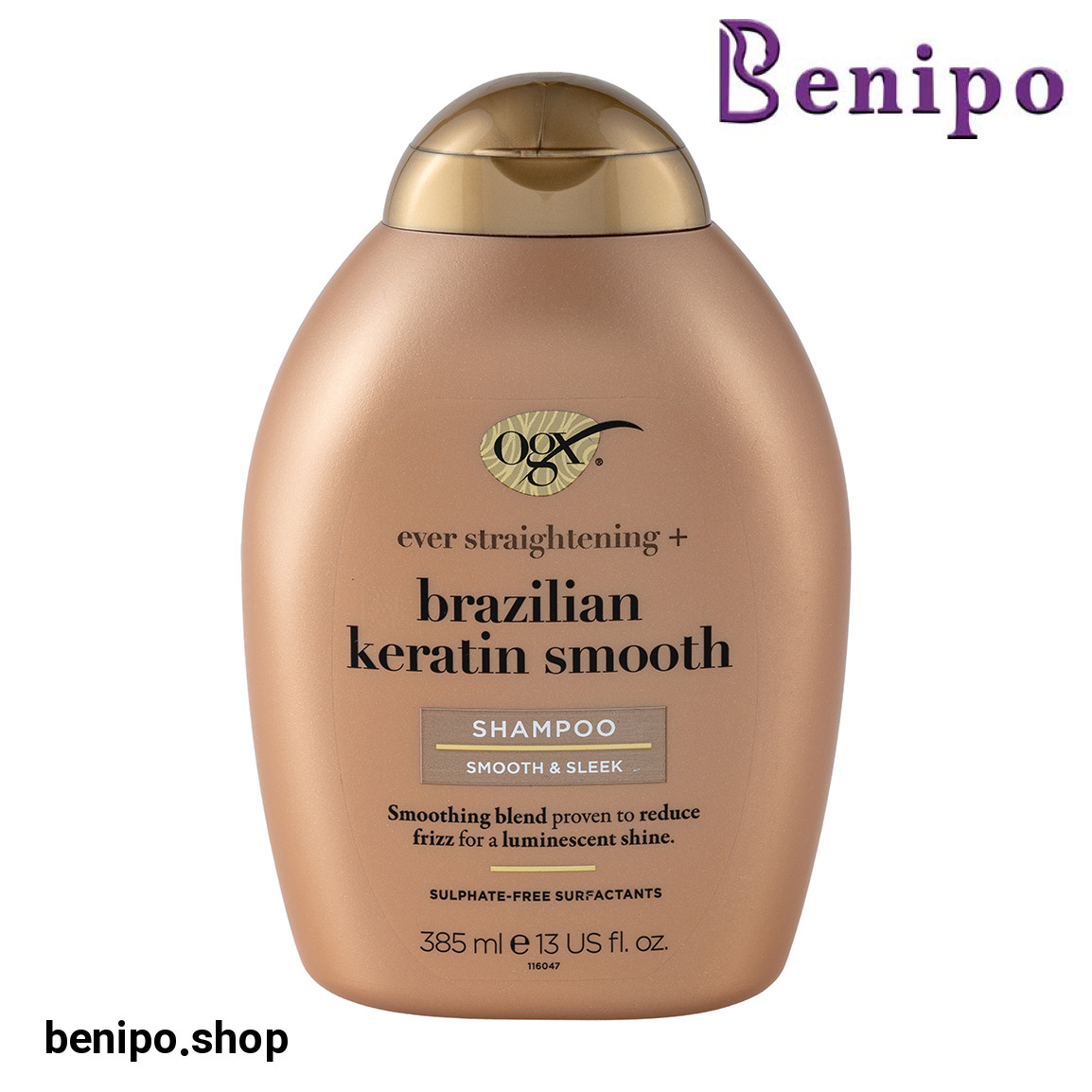 شامپو صاف کننده قوی مو حاوی کراتین برزیلی فاقد سولفات 385میل