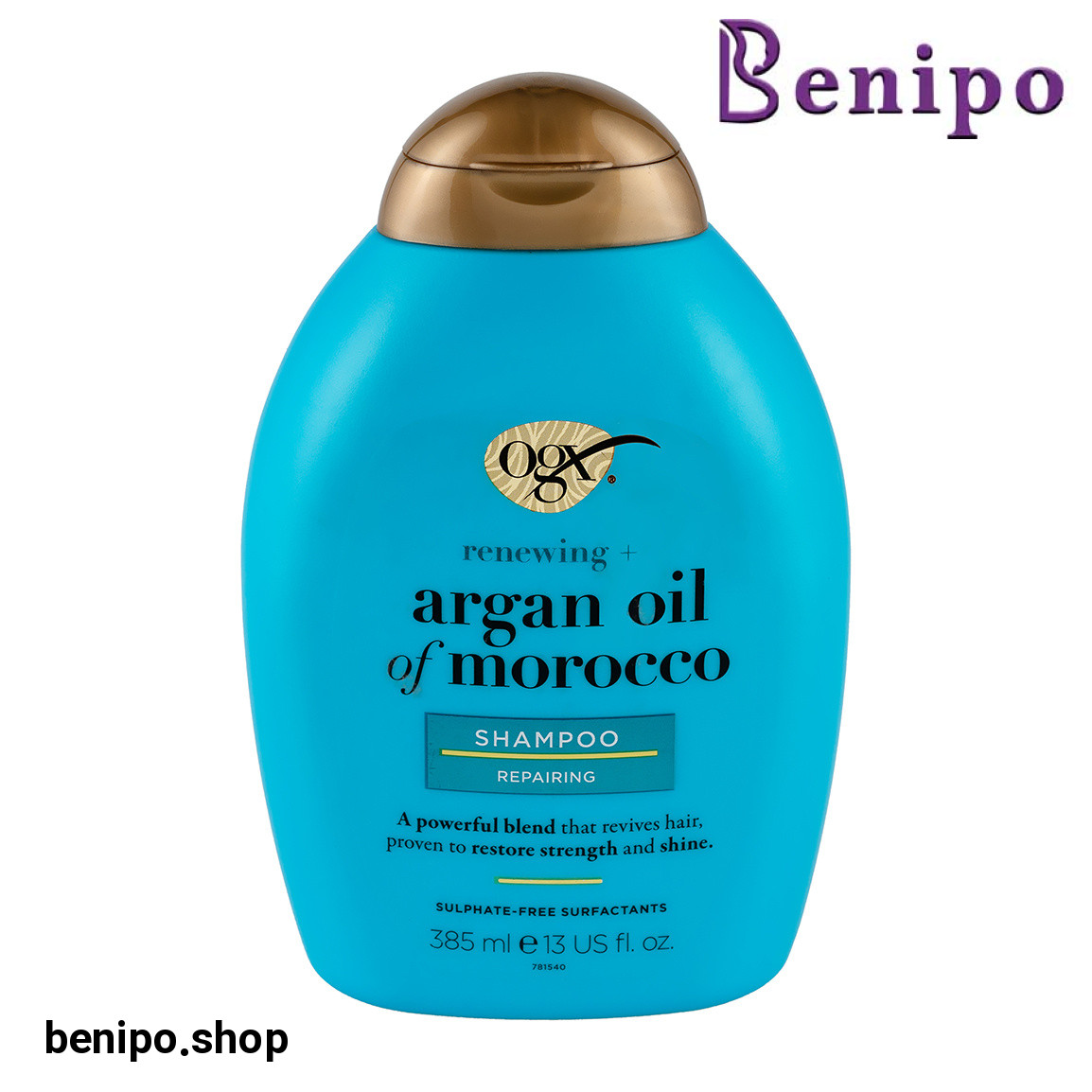 شامپو فری سولفات آبرسان و احیا کننده قوی حاوی روغن آرگان مراکشی 385میل