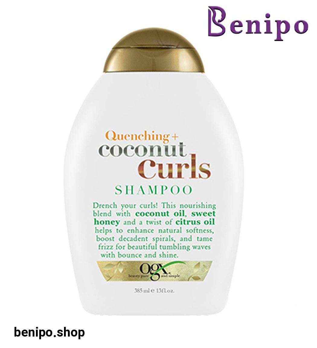 شامپو فری سولفات نارگیل مخصوص موی فر 385میل