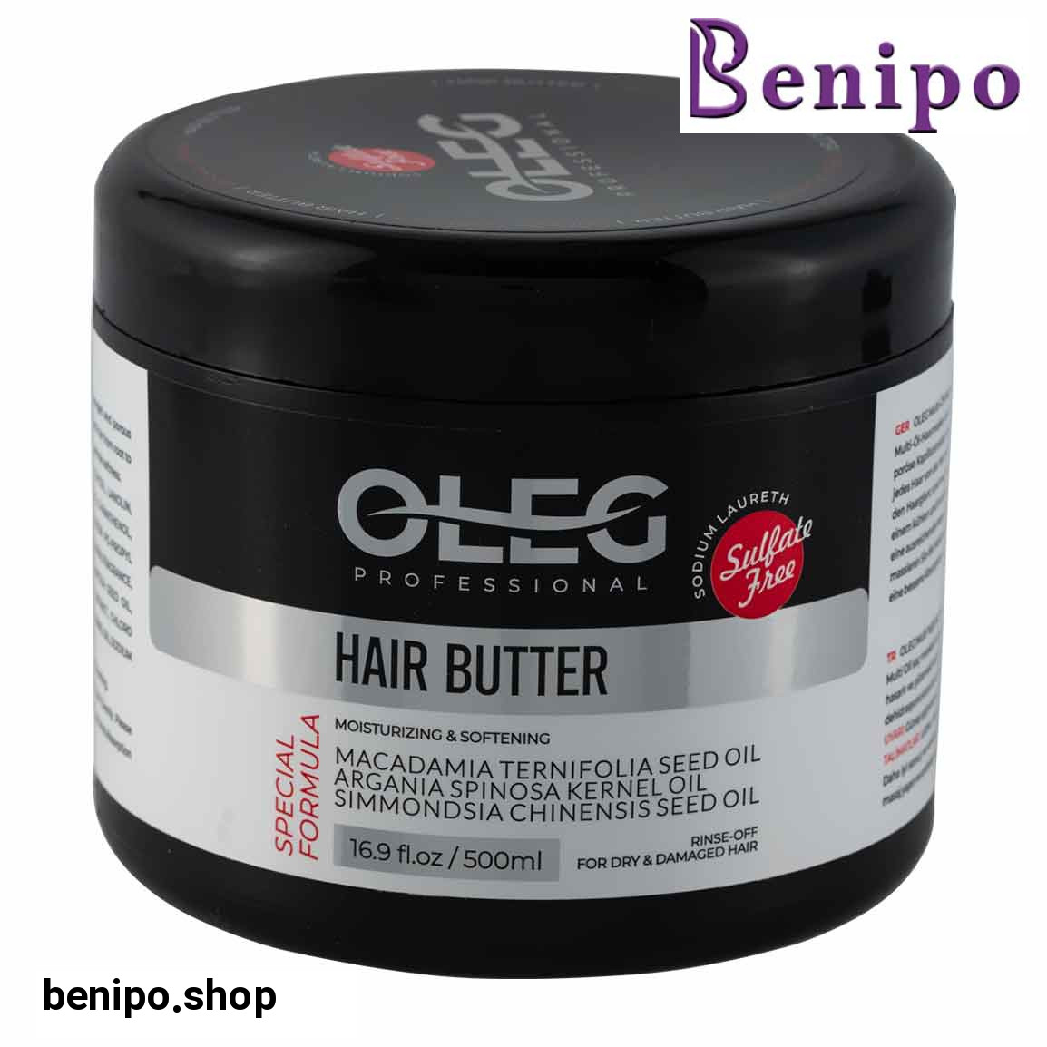 کره مو حجم 500 میلی لیتر