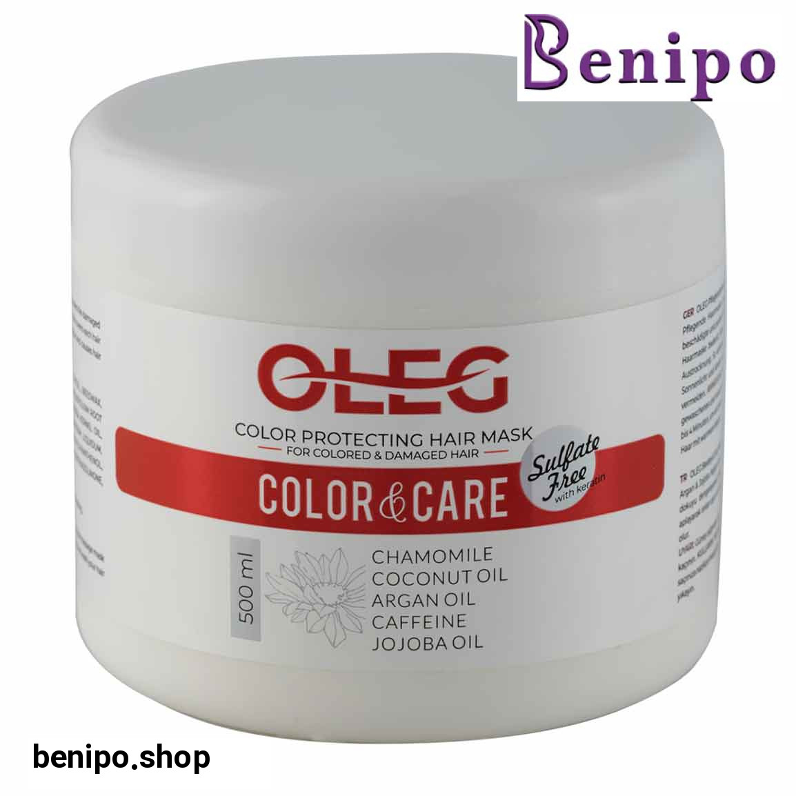 ماسک مو احیا کننده مناسب مو رنگ شده و آسیب دیده حجم 500 میلی لیتر