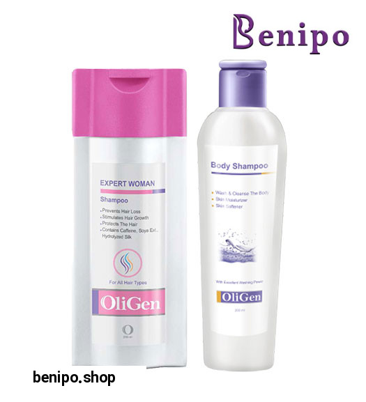 پک شامپو ضدریزش بانوان و شامپو بدن