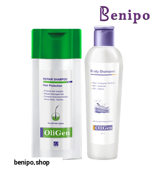 پک شامپو ترمیم کننده و محافظ مو و شامپو بدن