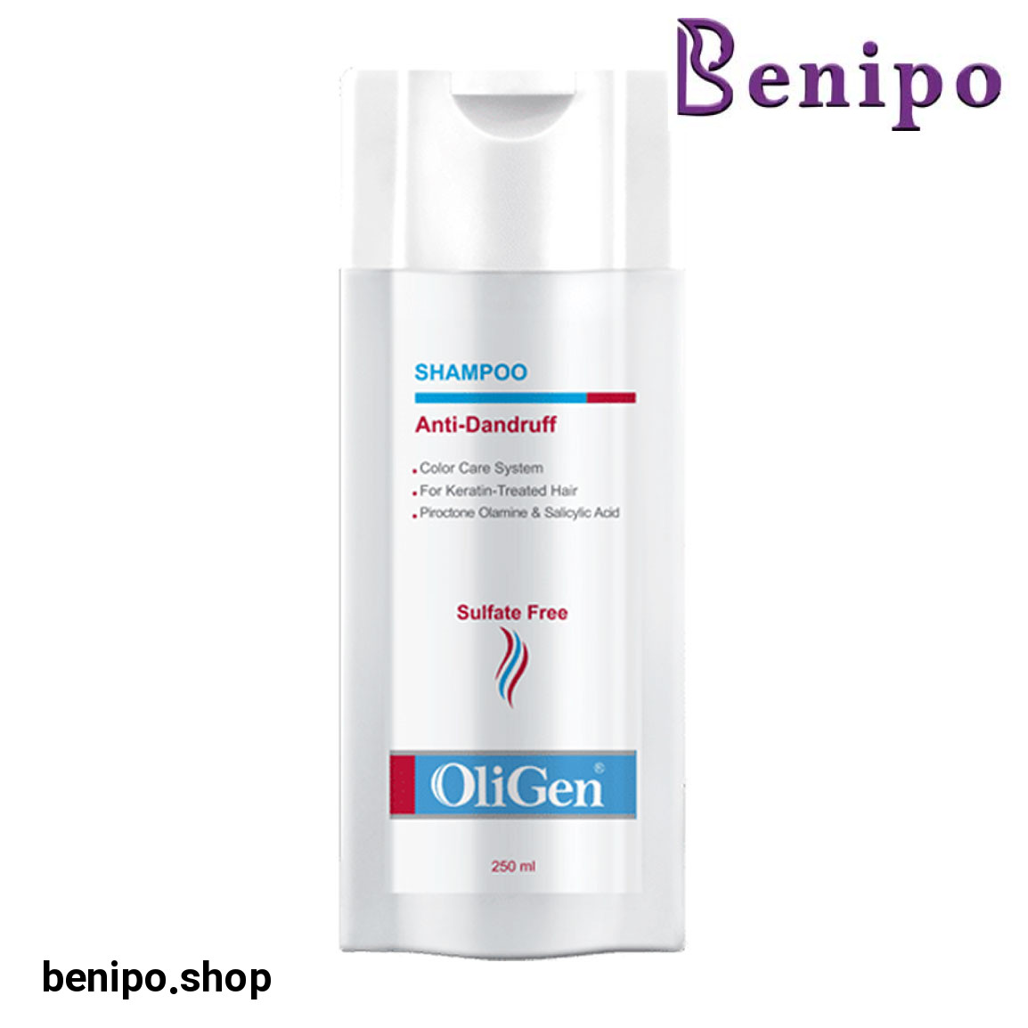 شامپو بدون سولفات مناسب موهای شوره دار و رنگ شده حجم 250 میل