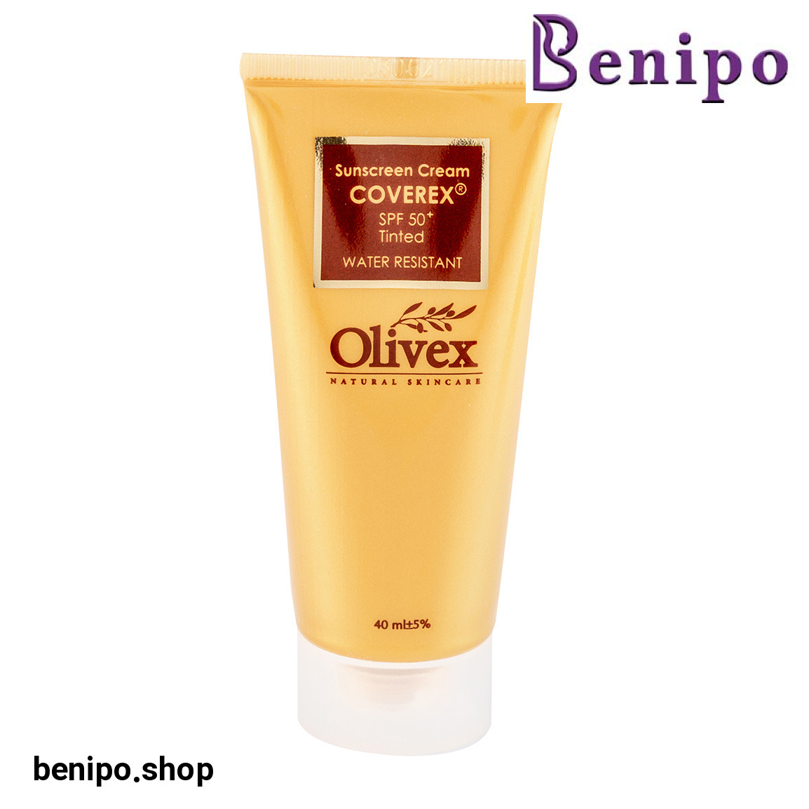 کرم ضد آفتاب رنگ بژ طبیعی مدل کاورکس +SPF50 مناسب پوست نرمال تا چرب 40میل