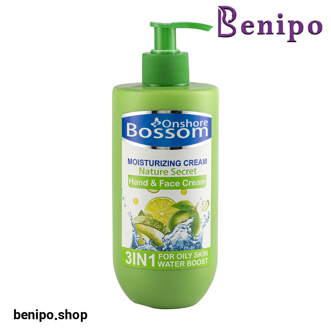 کرم آبرسان دست صورت و بدن حاوی آلوئه ورا حجم 500 میلی لیتر