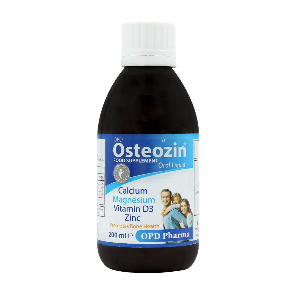 محلول خوراکی استئوزین حجم 200 میلی لیتر