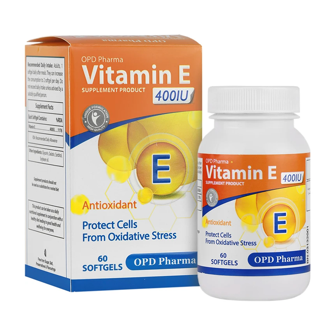 سافت ژل ویتامین ای 400 بسته 60 عددی