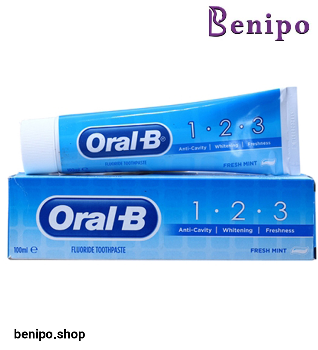خمیردندان 1.2.3 fresh minte حجم 100میل