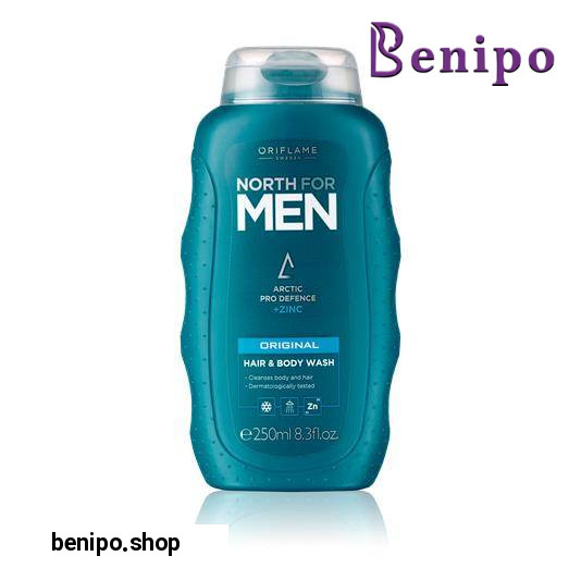 شامپو سر و بدن اورجینال نورث فور من