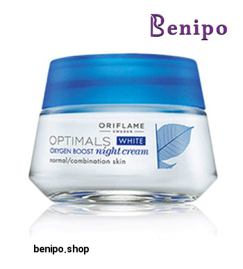 کرم شب اپتیمالز اکسیژن رسان و روشن کننده پوست نرمال و مختلط