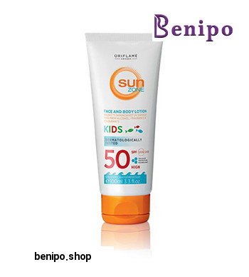 کرم ضد آفتاب صورت و بدن کودکان SPF50