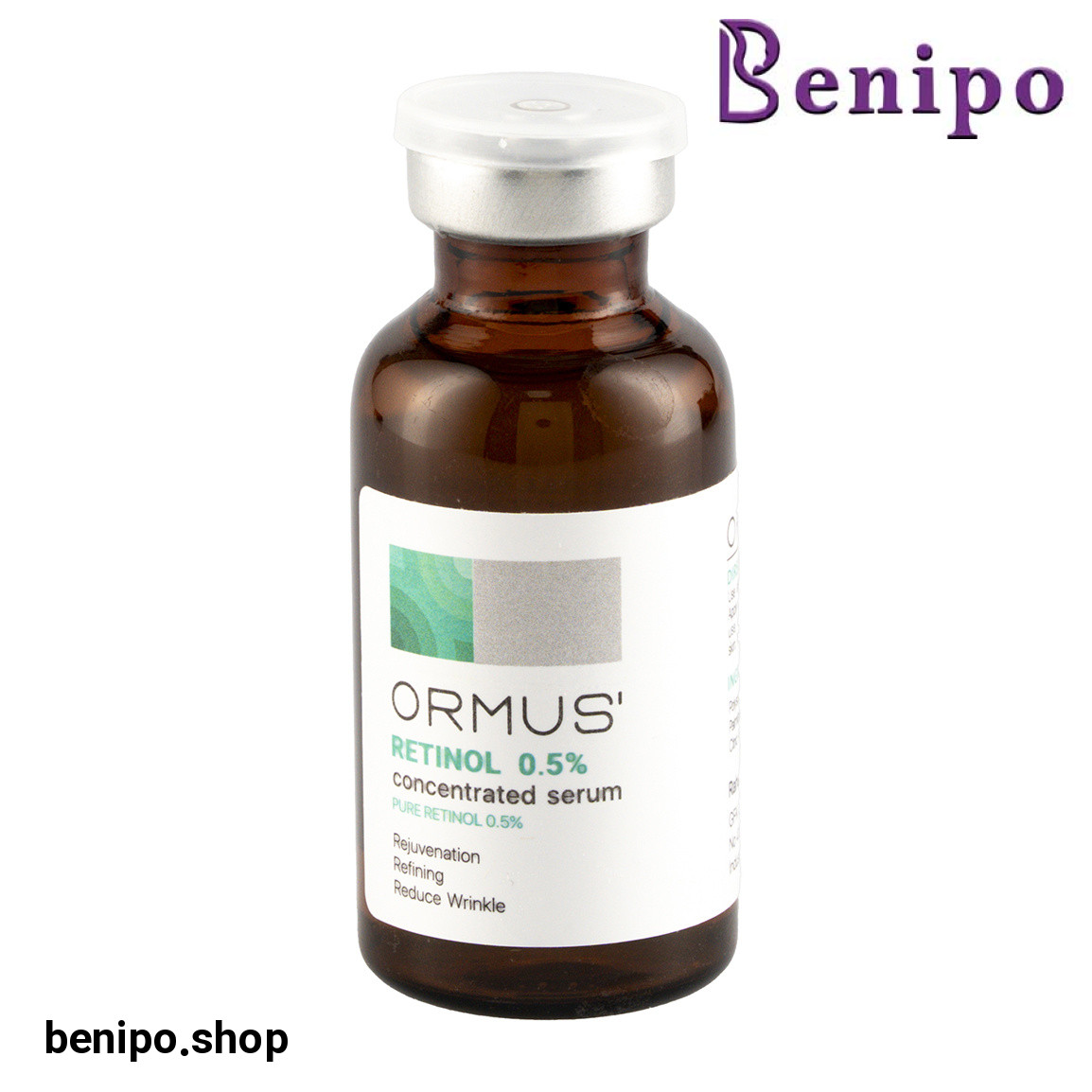 سرم ضد چروک حاوی رتینول 0.5 درصد مناسب انواع پوست حجم 30 میلی لیتر