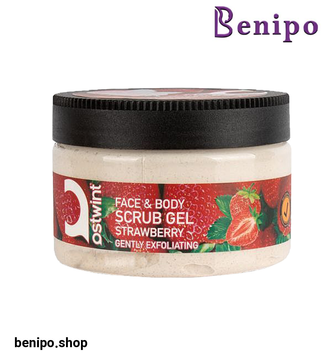 اسکراب صورت و بدن مدل توت فرنگی 300میل