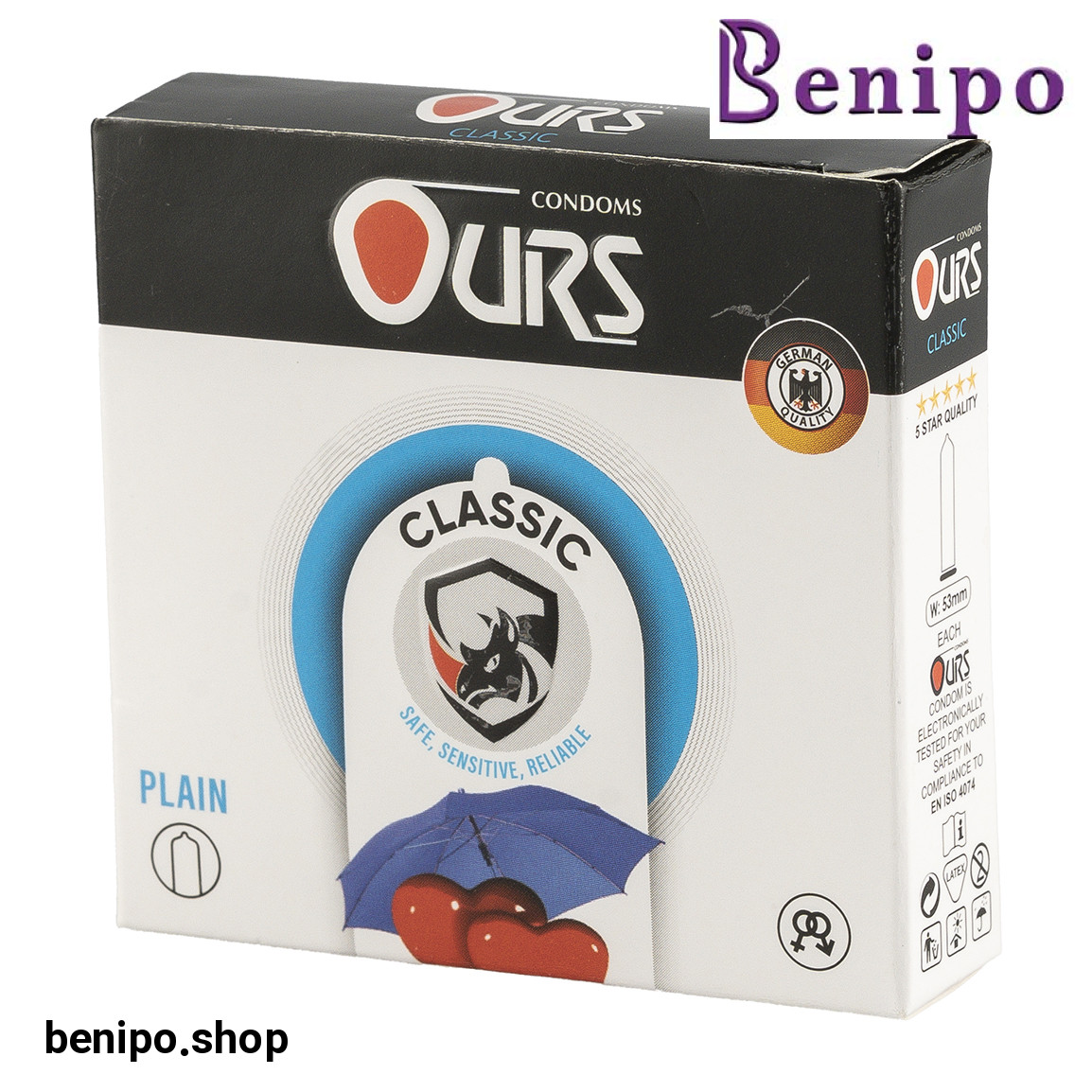 کاندوم مدل CLASSIC بسته 3 عددی