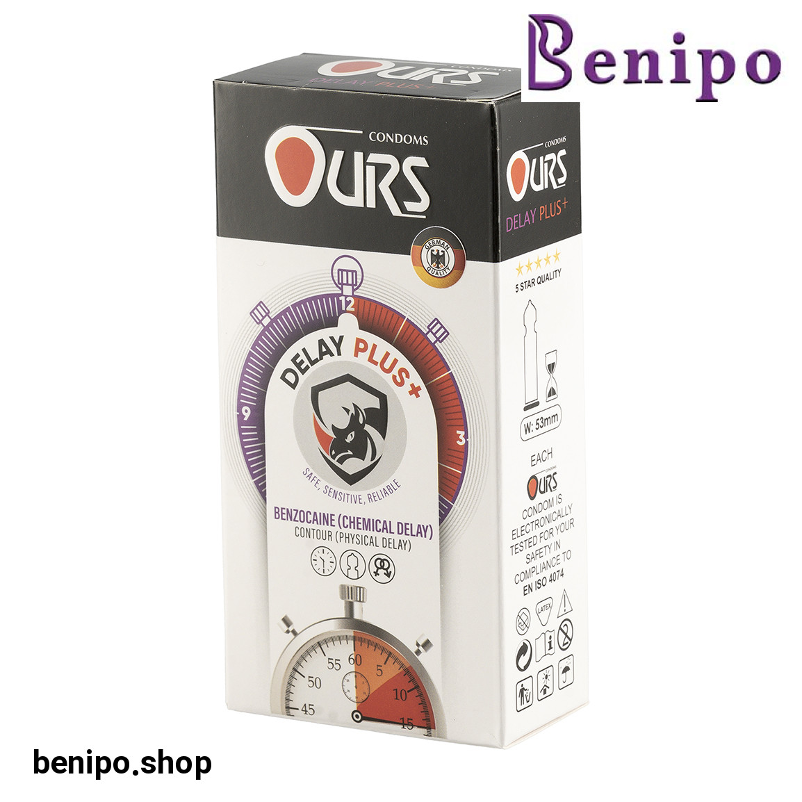 کاندوم مدل DELAY بسته 12 عددی