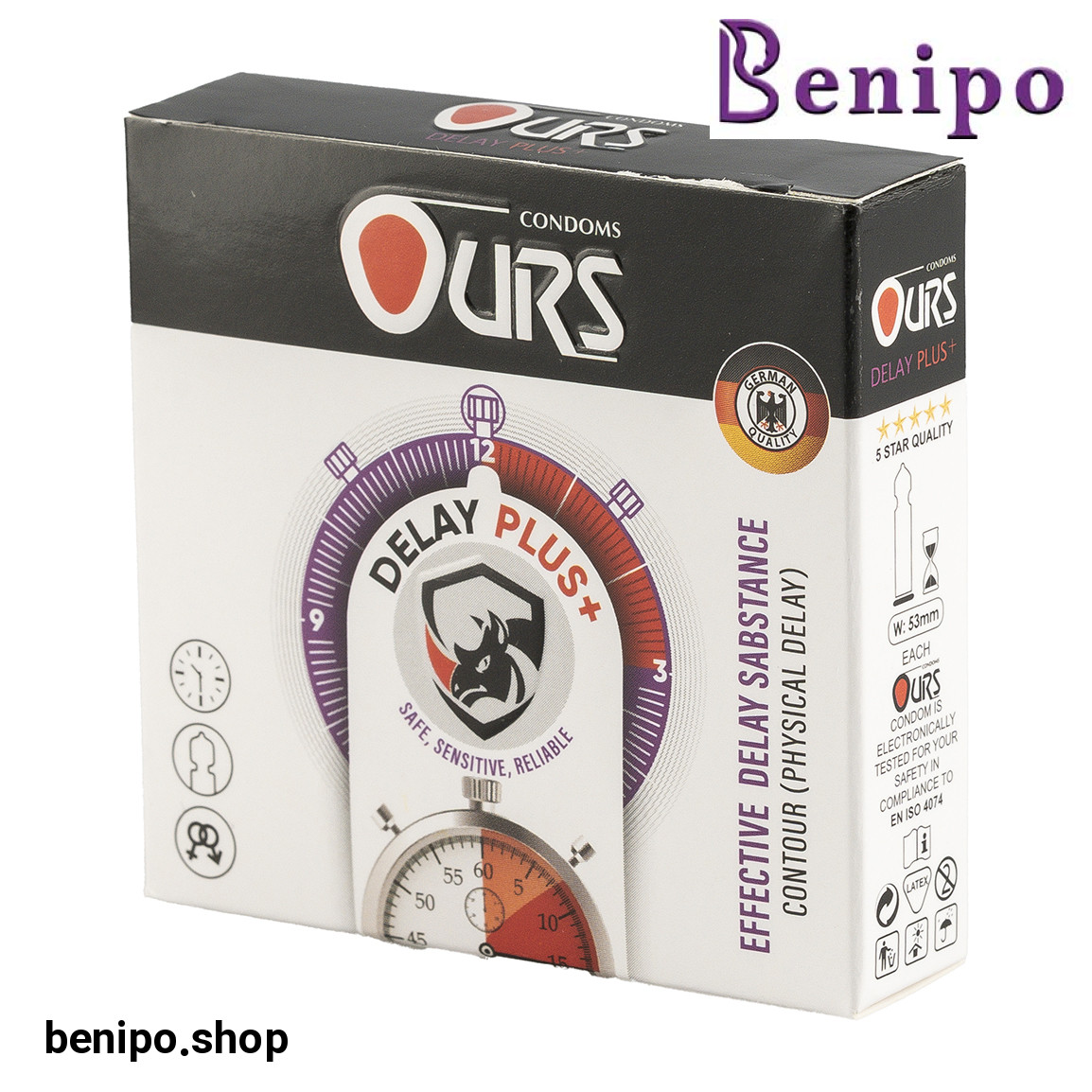 کاندوم مدل DELAY بسته 3 عددی