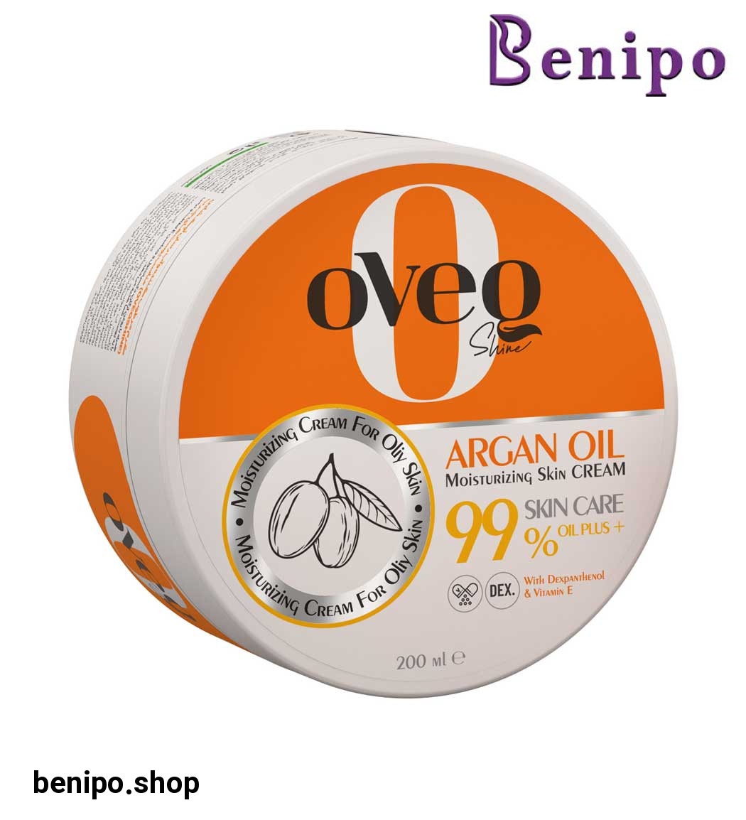 کرم مرطوب کننده و آبرسان پوست های چرب حاوی آرگان حجم 200 میل