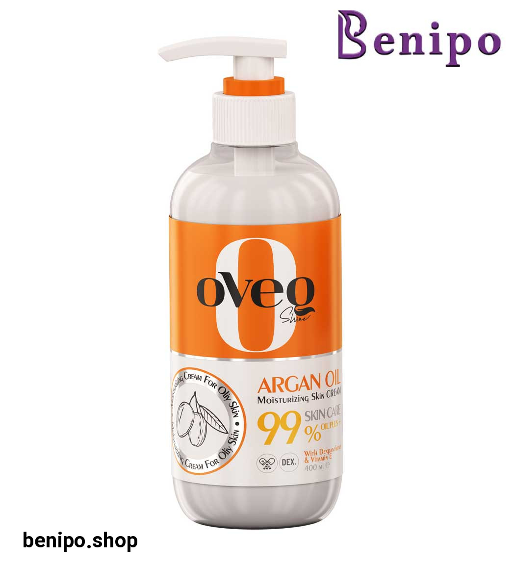 کرم مرطوب کننده و آبرسان پوست های چرب حاوی آرگان حجم 400 میل