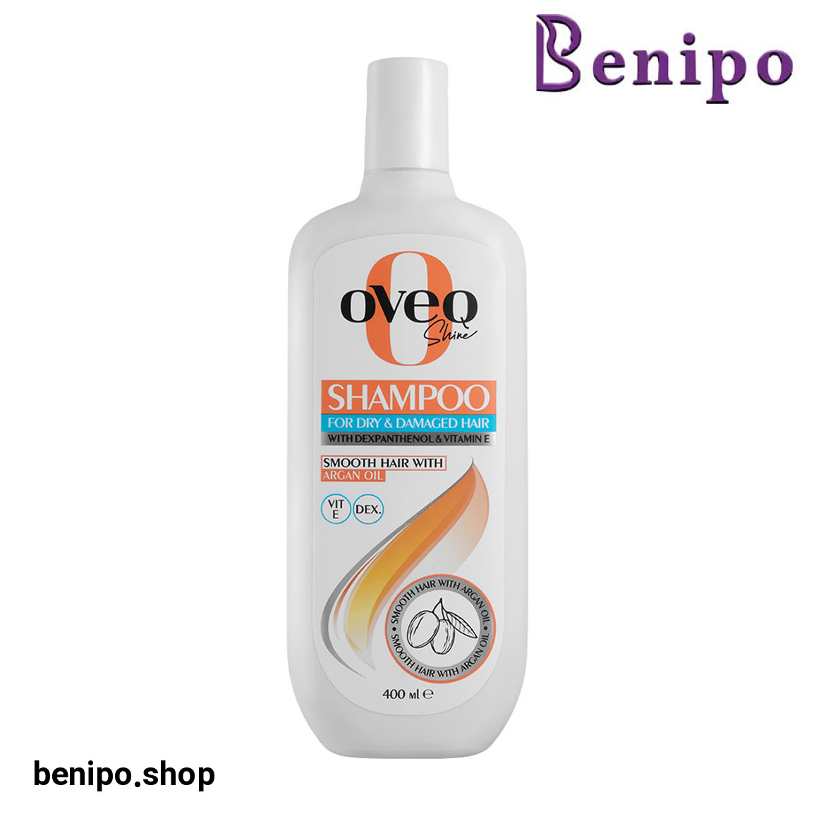 شامپو موهای خشک و آسیب دیده حاوی کراتین، رزماری و روغن آرگان حجم 400 میل