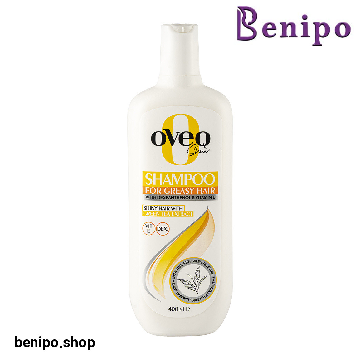 شامپو مناسب موهای چرب حاوی عصاره چای سبز و لیمو حجم 400 میل