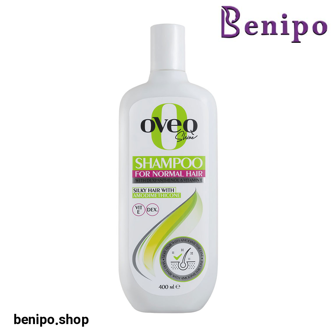 شامپو مناسب مو نرمال حاوی دکسپانتنول و ویتامین E حجم 400 میل