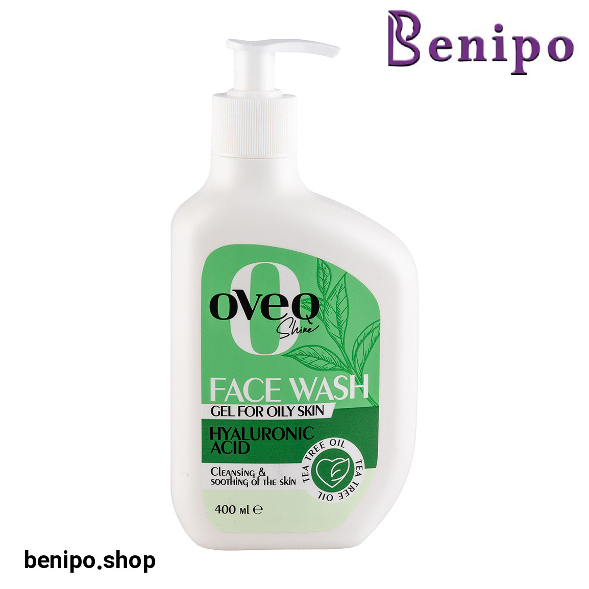 ژل شستشو صورت حاوی روغن درخت چای مناسب پوست چرب حجم 400 میلی لیتر