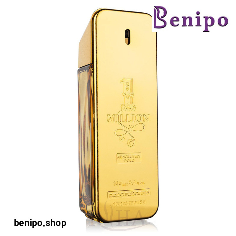 ادو تویلت مردانه مدل 1Million Absolutely Gold حجم 100 میل