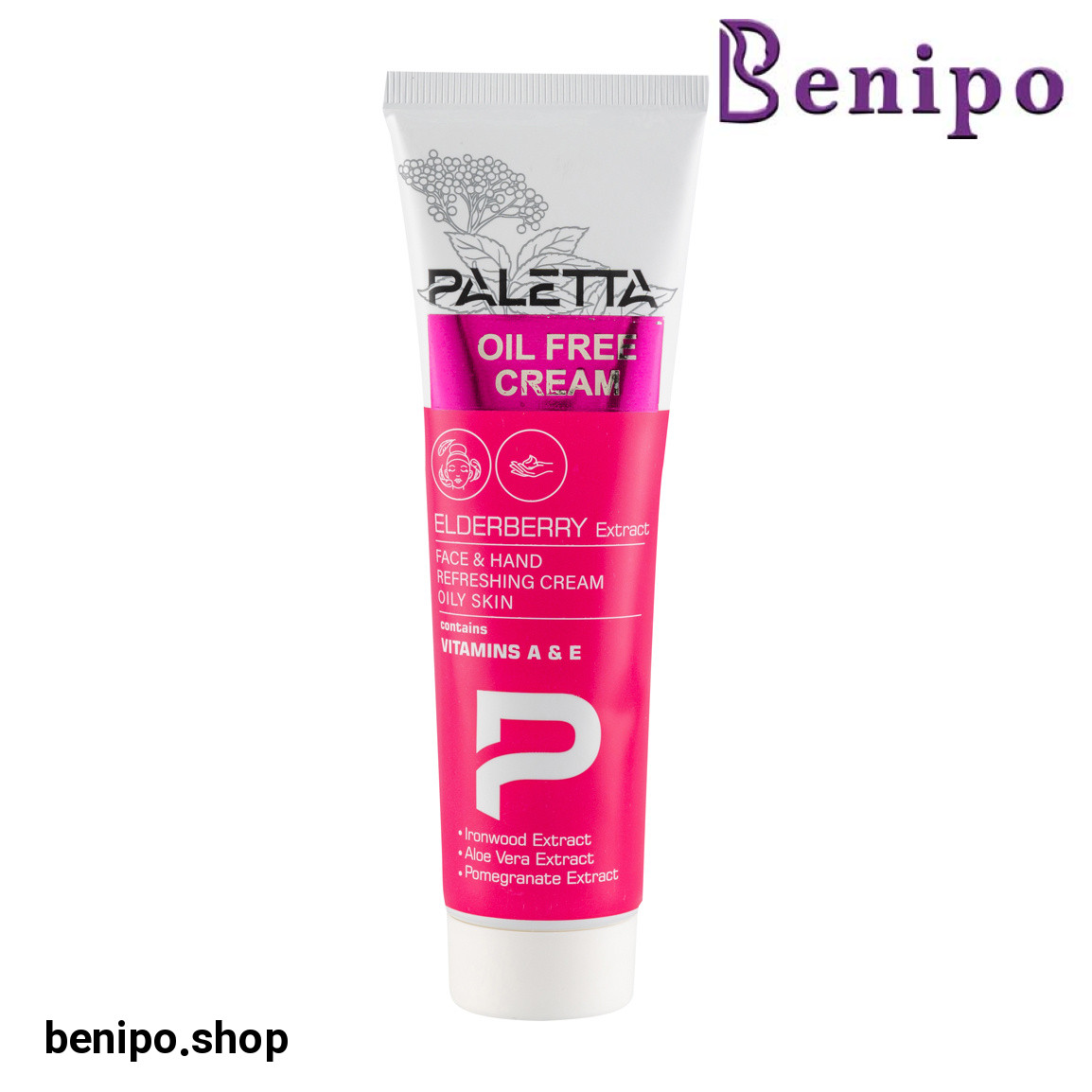 کرم مرطوب کننده تیوپی مدل ElderBerry مناسب پوست چرب حجم 100 میلی لیتر