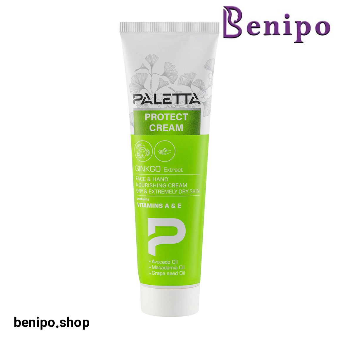 کرم مرطوب کننده تیوپی مدل Ginkgo مناسب پوست خشک و خیلی خشک حجم 100 میلی لیتر