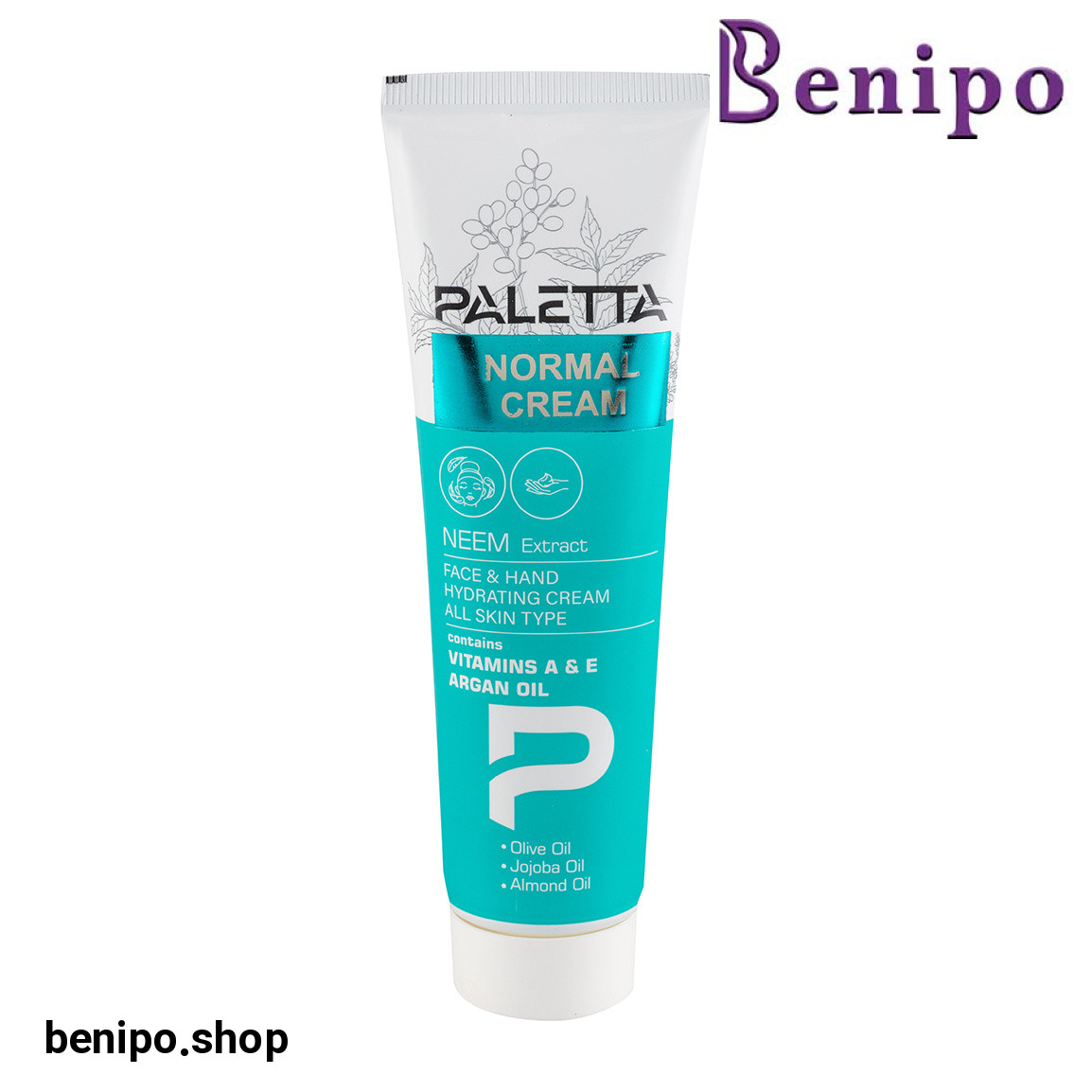 کرم مرطوب کننده تیوپی مدل Neem مناسب پوست معمولی حجم 100 میلی لیتر