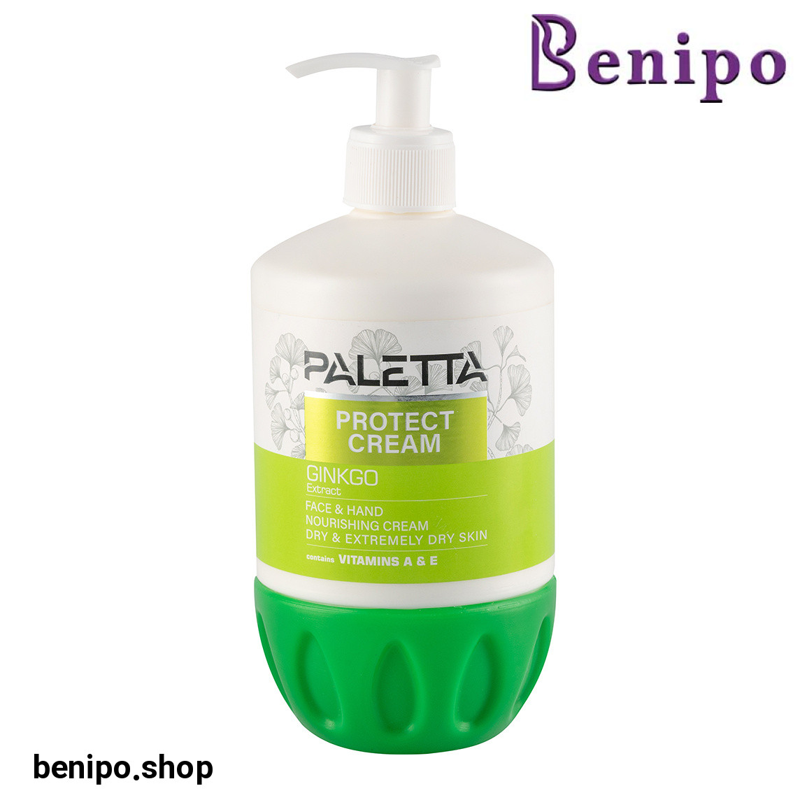 کرم مرطوب کننده مدل Ginkgo مناسب پوست خشک و خیلی خشک حجم 500 میلی لیتر