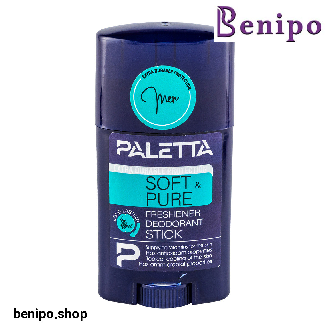 استیک صابونی مردانه مدل Soft And Pure وزن 40 گرم