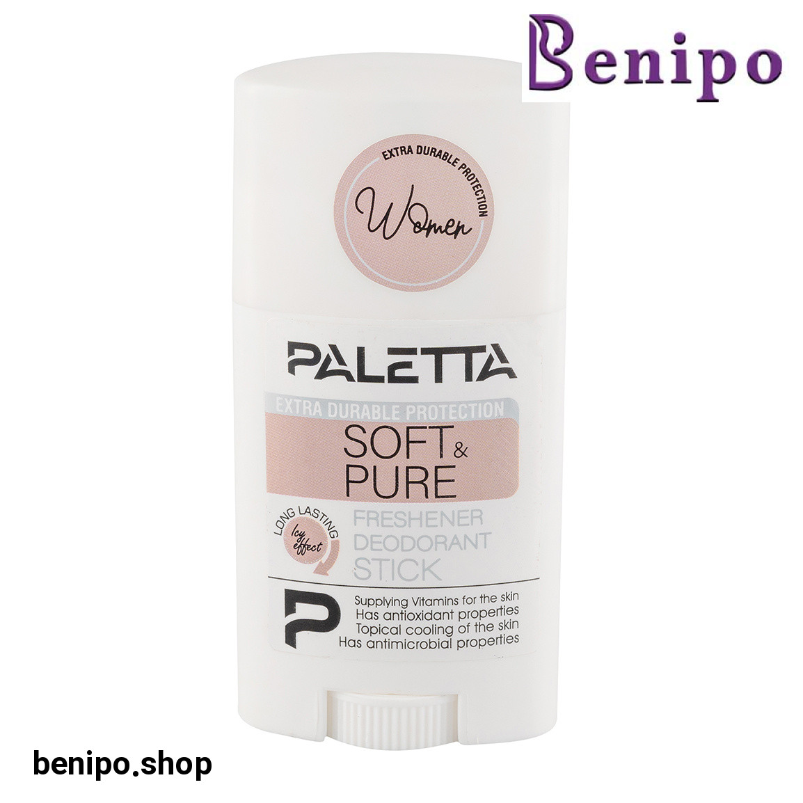 استیک صابونی زنانه مدل Soft And Pure وزن 40 گرم