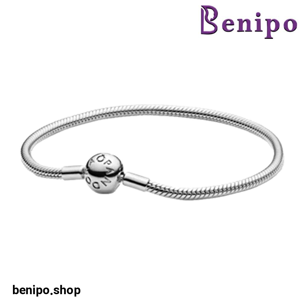 دستبند نقره ساده مدل دقایق زنجیر ماری نقره ای سایز 16