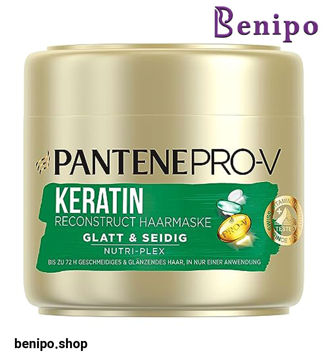 ماسک مو نرم و صاف کننده  مدل GLAT  مناسب مو های خشک و وز شده  حجم 300 میل