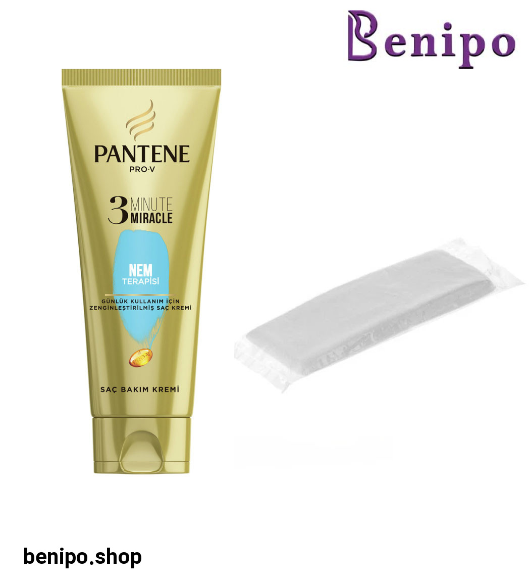 حوله یکبار مصرف به همراه ماسک مو آبرسان مدل nem terapisi مناسب مو آسیب دیده حجم 200 میل