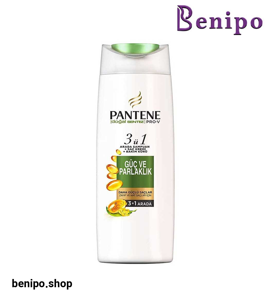 شامپو درخشان کننده و تقویت کننده مدلGuc Ve مناسب موهای کدر و ضعیف حجم 470 میل پنتن