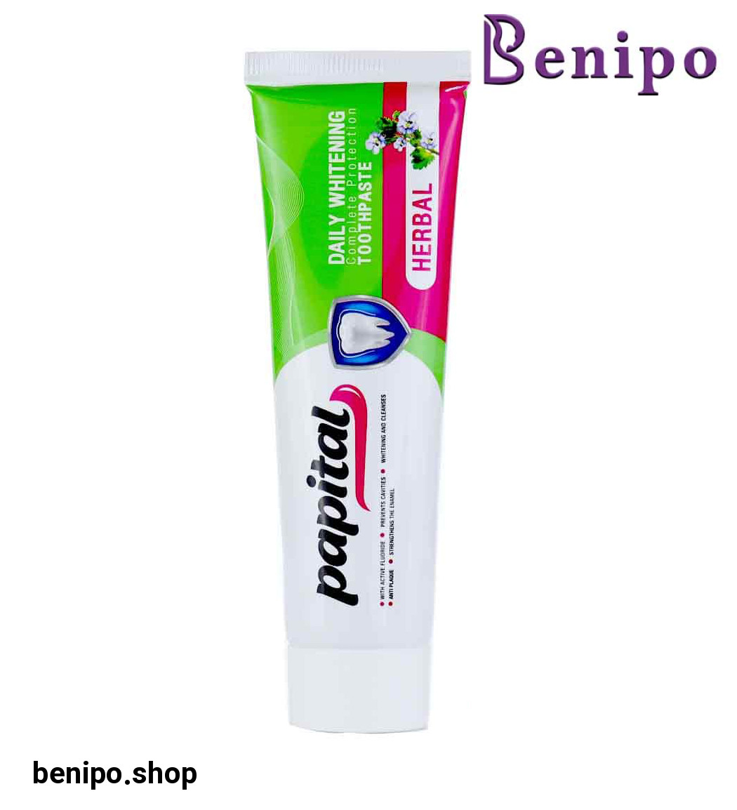 خمیردندان سفید کننده گیاهی مناسب استفاده روزانه 100میل