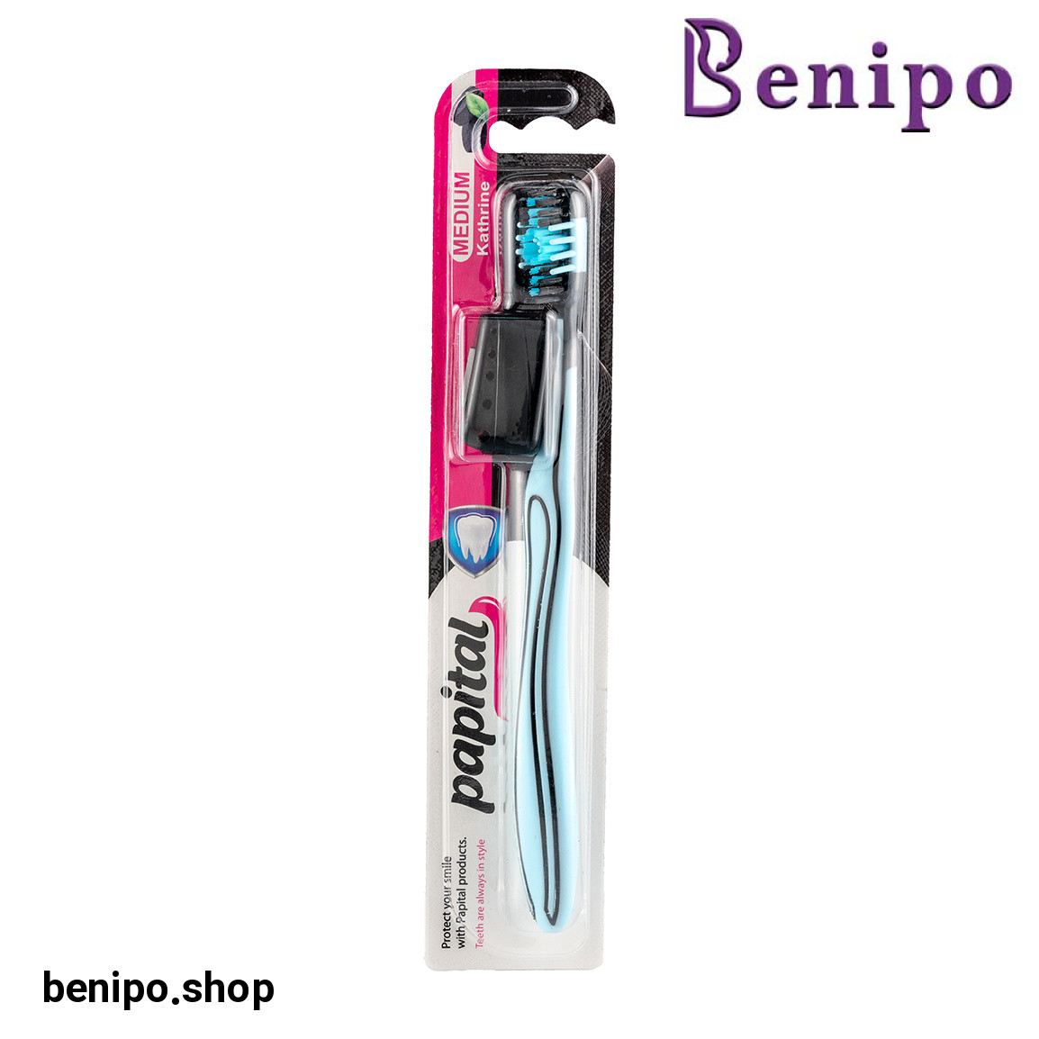 مسواک ذغالی مدل Kathrine با سری مدیوم